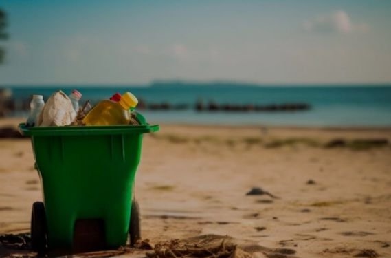 Botol dan Gelas Aqua Dominasi Sampah Plastik di Sungai