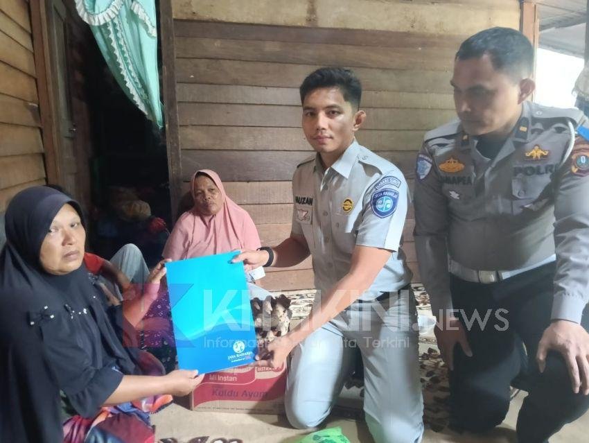 Polres Padangsidimpuan Kunjungi Rumah Korban Laka Lantas