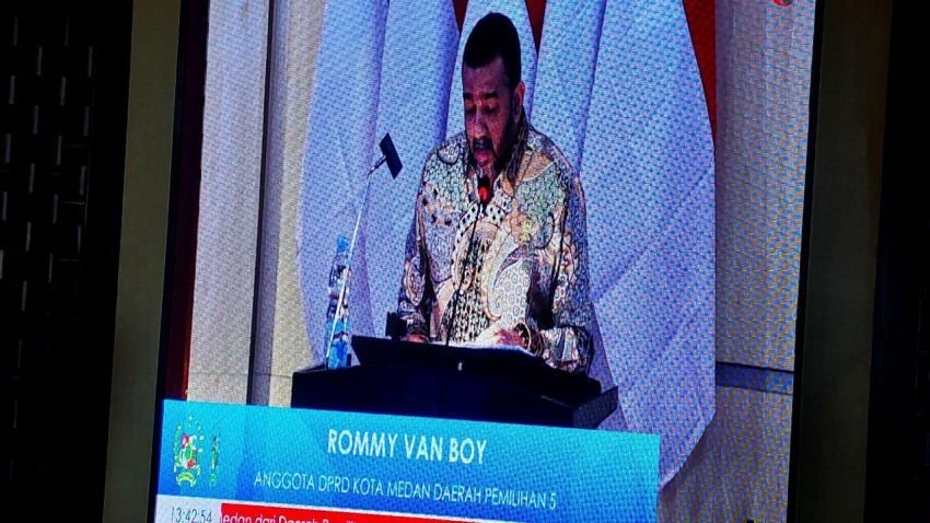 Rommy Van Boy Serahkan Aspirasi Masyarakat Dapil V ke Pemko Medan