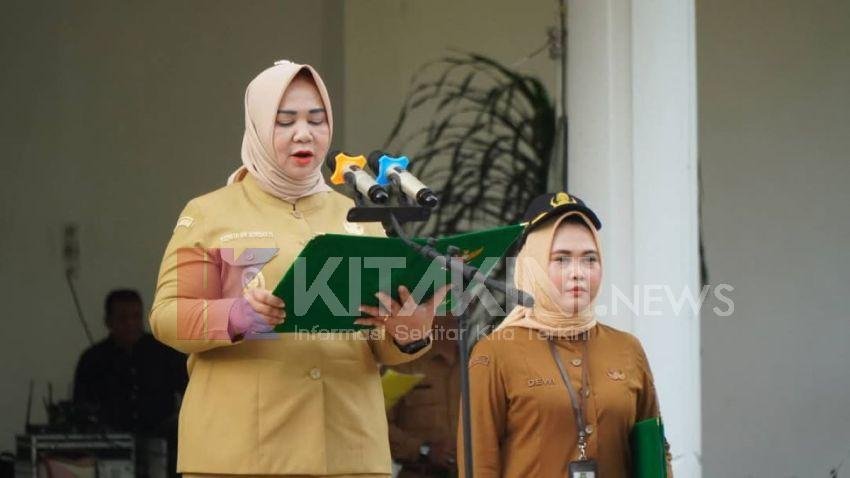 Wabup Langkat Pimpin Apel Perdana Usai Dilantik, Tegaskan Visi Misi