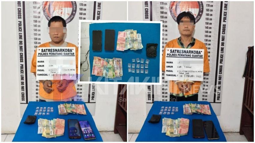 Satres Narkoba Polres Siantar Ringkus 2 Pengedar Sabu di Lorong 7