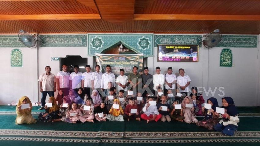 Sambut HPN, SMSI Padangsidimpuan Santuni Puluhan Yatim Piatu