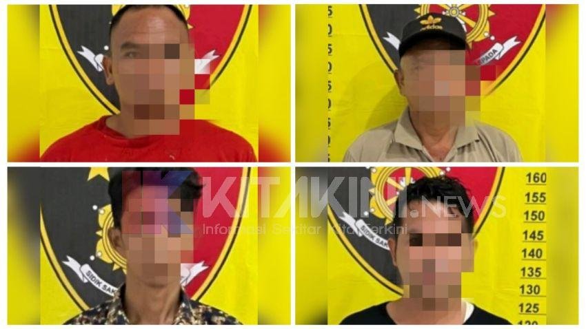 Polres Tapsel Tangkap Kades dan Rekan Saat Main Judi Tembak Ikan