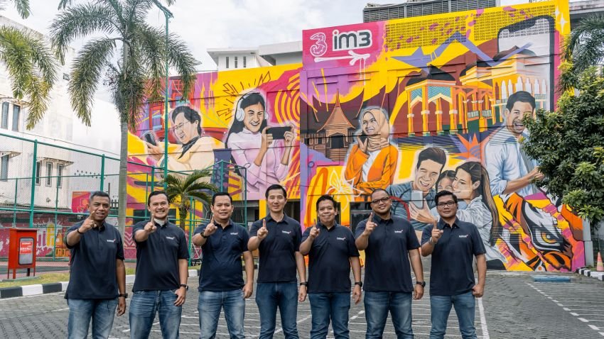 Mural di Kantor, Langkah Indosat Perkuat Industri Kreatif