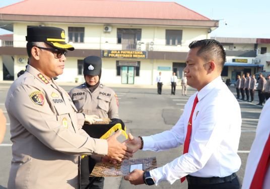 Ungkap Kasus Besar, 56 Personel Polrestabes Medan Dapat Reward