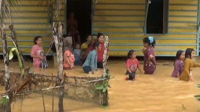 Banjir di Dharmasraya Sumbar Mulai Surut, Tetapi Curah Hujan Tinggi