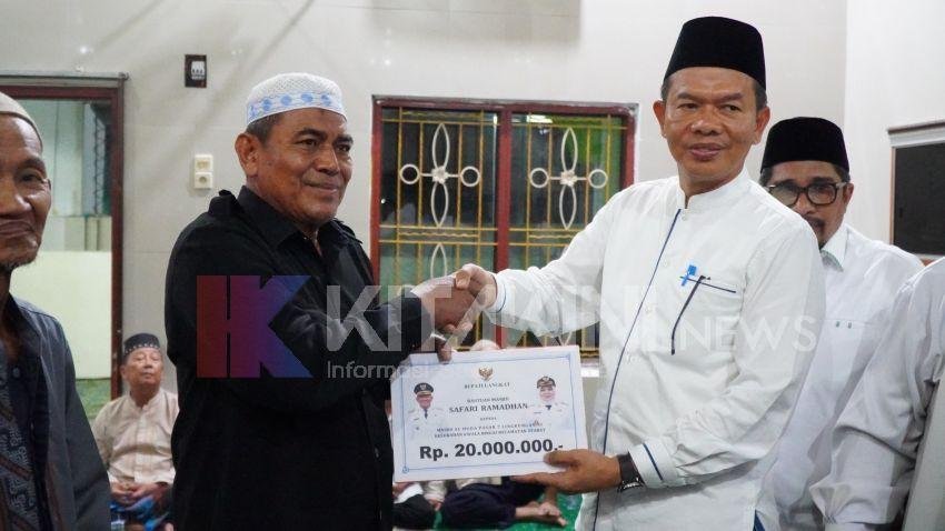 Bupati Langkat Sebar Tim Safari Ramadan, Sekda Salurkan Bantuan di Masjid Al Huda Stabat