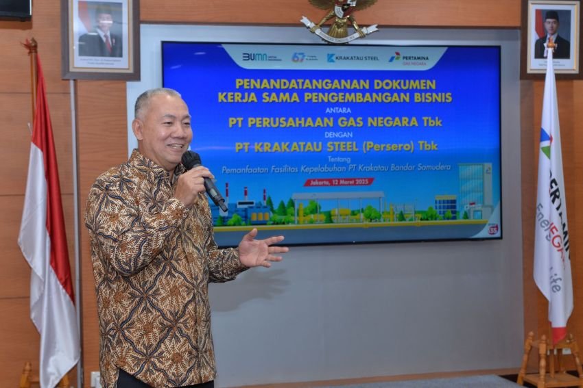 Kembangkan Infrastruktur Gas Bumi, PGN dan Krakatau Steel Jalin Kerja Sama Strategis