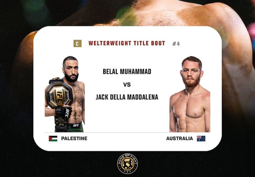 UFC Kembali Pasang Bendera Palestina di Profil Belal Muhammad Jelang Duel UFC 315