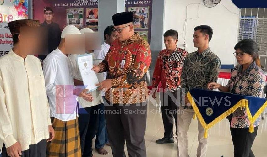Ratusan Napi Lapas Pemuda Langkat Terima Remisi Khusus Nyepi dan Idulfitri 2025