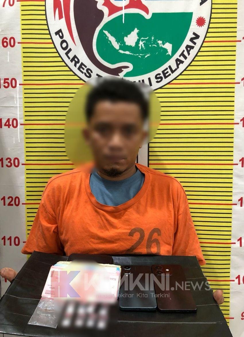 Polisi Tangkap Pengedar Sabu di Paluta