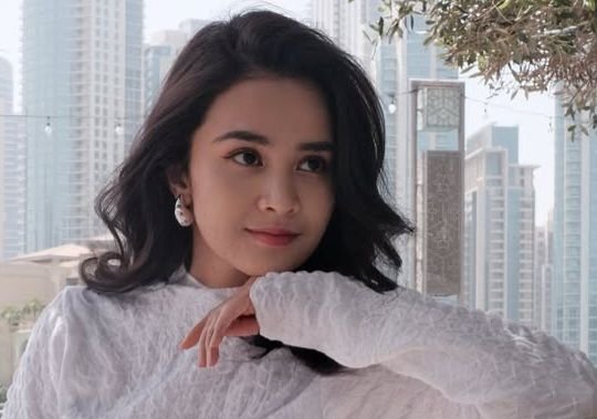 Michelle Ziudith Andalkan Lontong Medan saat Lebaran