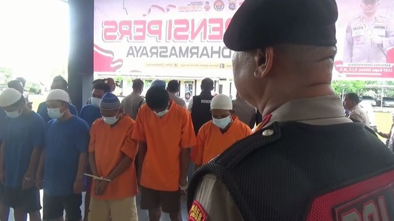 Polres Dharmasraya Bekuk Komplotan Rampok Lintas Provinsi