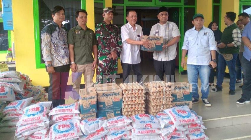 Anggota DPR RI Bersama PKB Salurkan Bahan Makanan ke Pemko Padangsidimpuan