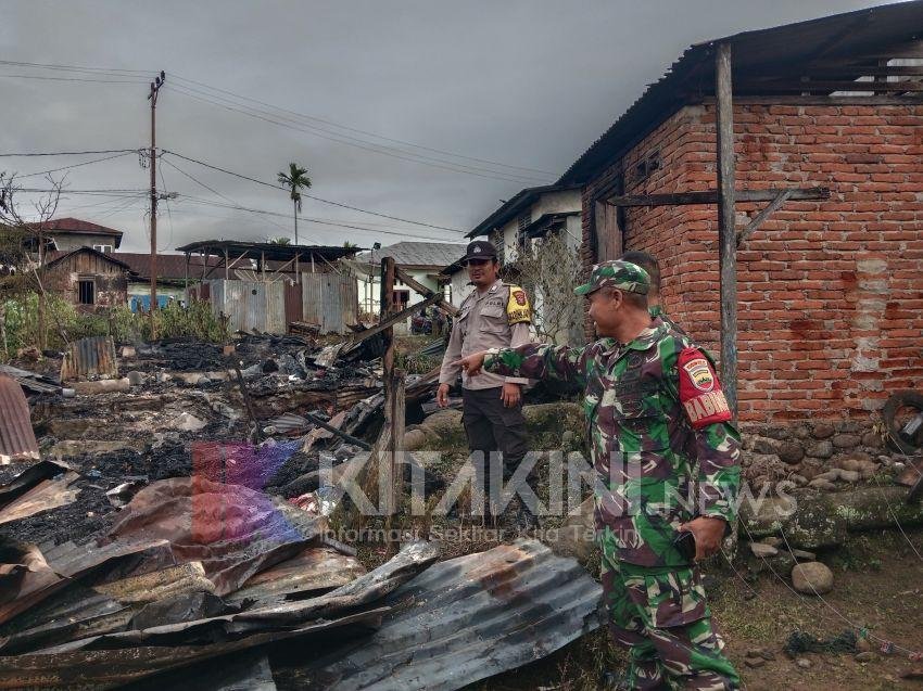 Polres Sidimpuan Turunkan Tim Untuk Identifikasi Penyebab Kebakaran