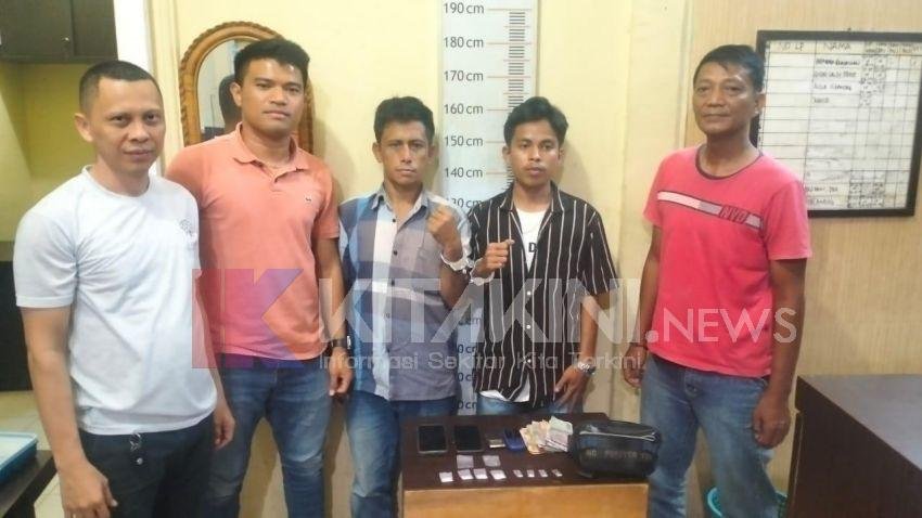 Polsek Padangtualang Amankan Dua Pengedar Narkoba