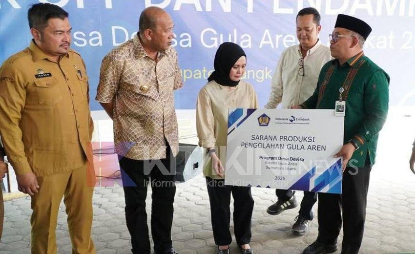 Desa Mangga Dicanangkan Jadi Desa Devisa Gula Aren Cair Langkat 2025
