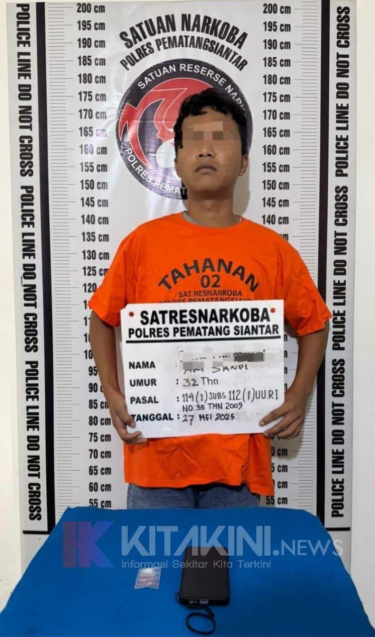Polres Siantar Tangkap Residivis Edarkan Sabu di Kampung Karo