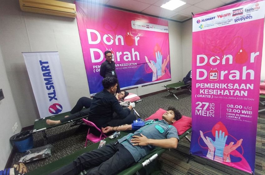 Edukasi Cinta Rupiah dan Donor Darah di XLSMART