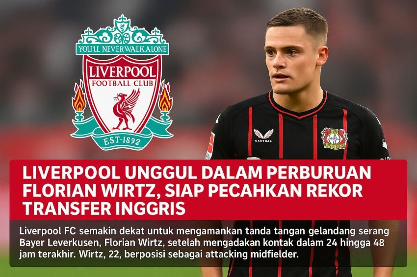 Kabar Panas dari Fabrizio Romano: Liverpool Segera Selesaikan Transfer Florian Wirtz