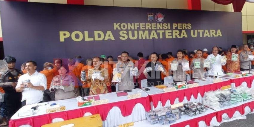 Baru 5 Bulan, Peredaran Sabu di Sumut Capai 160 Kg