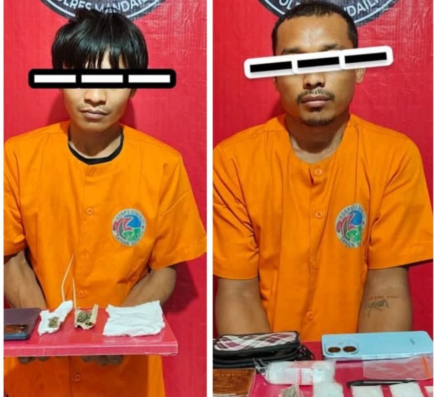 Dua Pengedar Sabu dan Ganja Berurusan dengan Polres Madina dalam Semalam