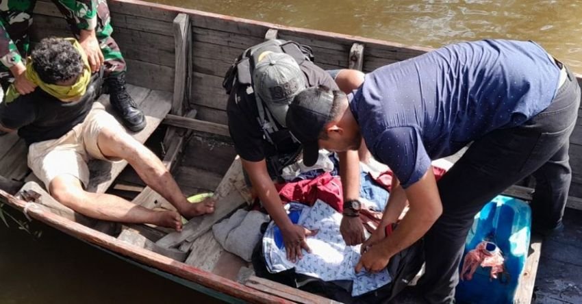 TNI AL Gagalkan Pengiriman Sabu 1,5 Kg di Perairan Bagan Asahan