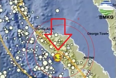 Gempa Magnitudo 6,2 Guncang Blang Pidie, Terasa Hingga Medan