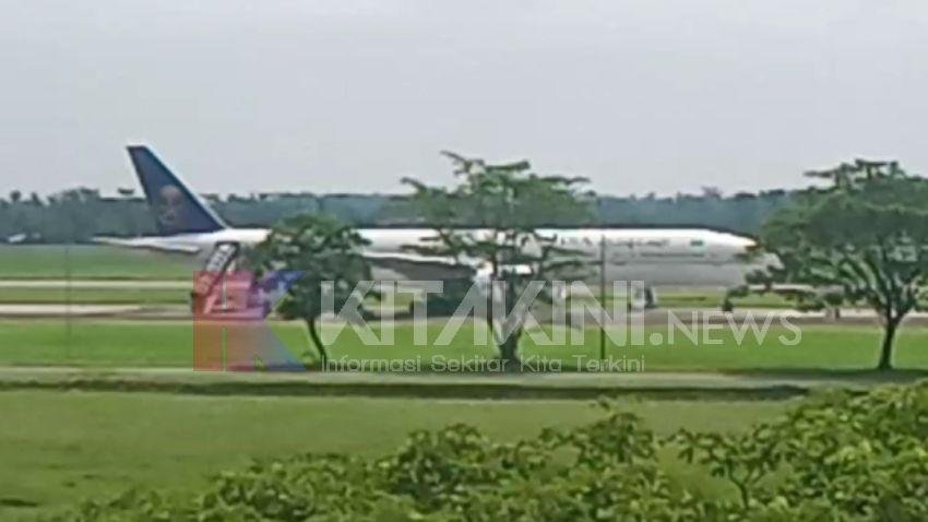 Diduga Dapat Ancaman Bom, Pesawat Saudi Arabian Airlines Mendarat Darurat di Kualanamu