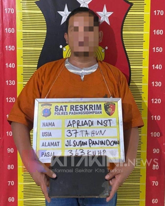 Polres Sidimpuan Ungkap Kasus Pencurian di Toko Ponsel