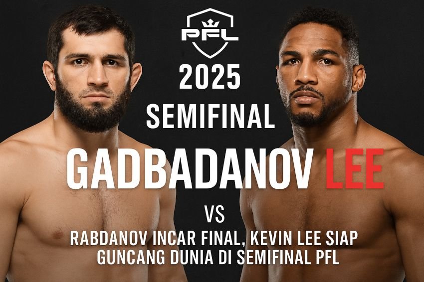Gadzhi Rabadanov Hadapi Ujian Terakhir Jelang Final, Kevin Lee Siap Buat Kejutan di PFL