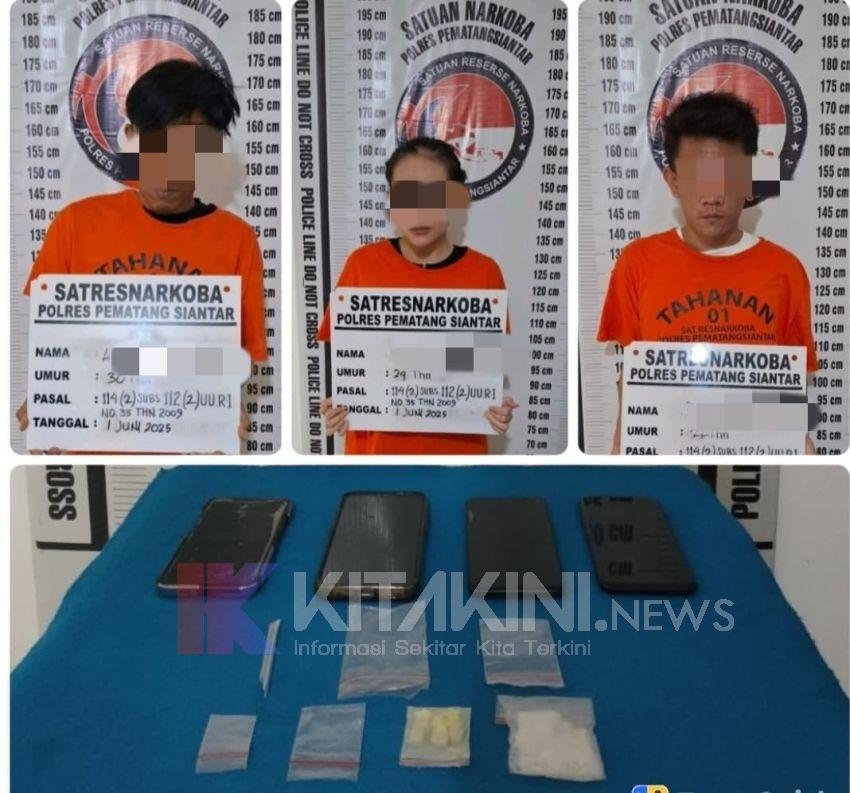 Miliki Sabu dan Ekstasi, Fdj Miss Aurel Bersama 2 Orang Keluarganya Diringkus Polisi