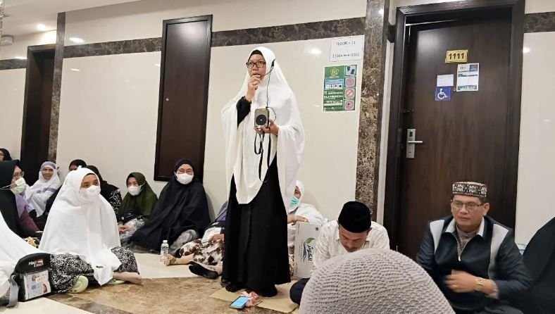 Jemaah Kloter 10 KNO Gelar Pemantapan Bimbingan Manasik Jelang Armuzna
