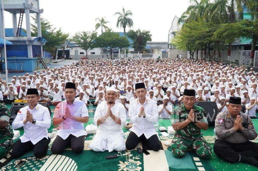 Peringati 1 Muharram 1447 H, Warga Binaan Rutan I Medan Dzikir Akbar