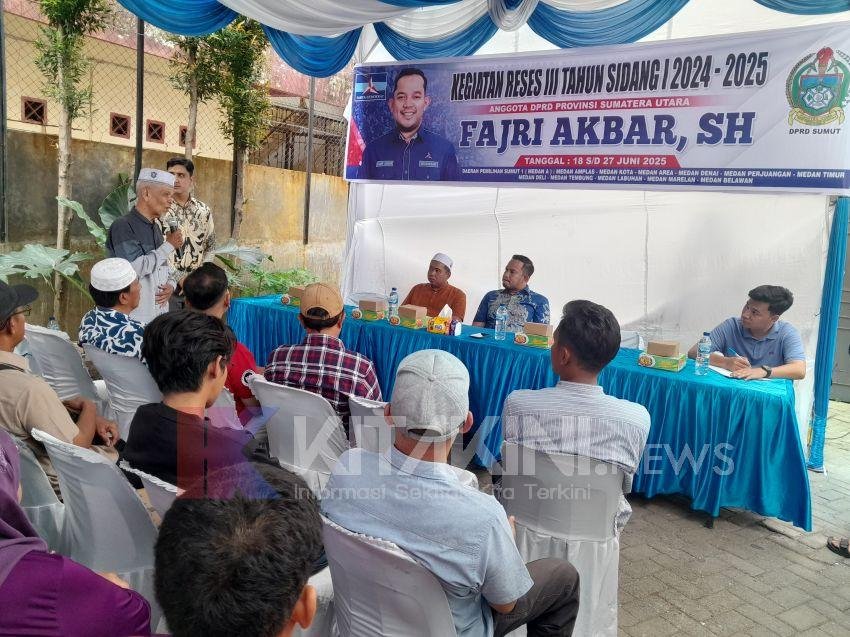 Warga Kota Matsum 2 Minta Rico Waas Entaskan Banjir dan Jalan Rusak