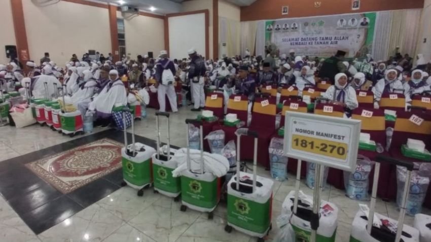 Kepulangan Jemaah Haji Asal Sumut Sudah 51,53 Persen,, 12 Orang Meninggal Dunia