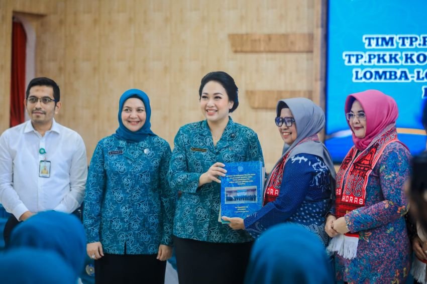 Berikut Kunjungan Tim Supervisi TP PKK Provinsi Sumut ke Kota Medan