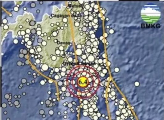 Gempa Berulang Guncang Sulut, Kekuatan Capai 6,4 Magnitudo