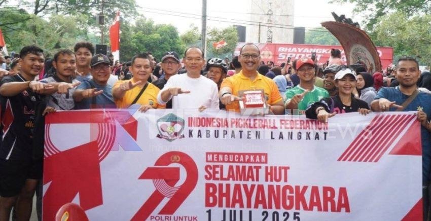 Bupati Langkat Dukung "Bhayangkara Sport Day"
