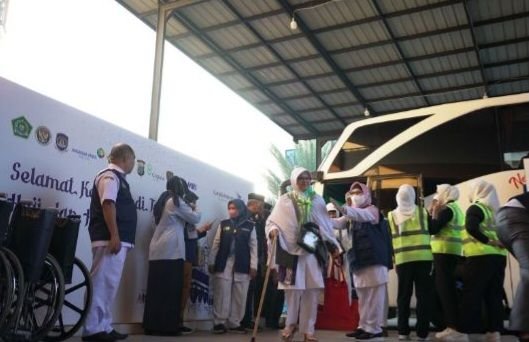 Kloter 9 Debarkasi Medan Tiba di Tanah Air, 2 Jemaah Haji Wafat