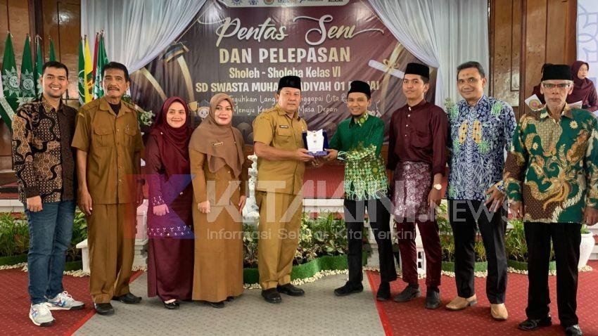 Pelepasan Siswa SD Muhammadiyah 01 Binjai, Pemko Binjai Dukung Wujudkan Generasi Emas 2045