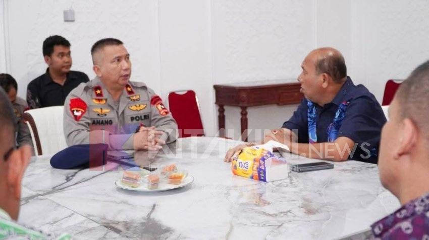 Bupati Langkat Sambut Danpas Brimob I, Perkuat Sinergi Jaga Perbatasan