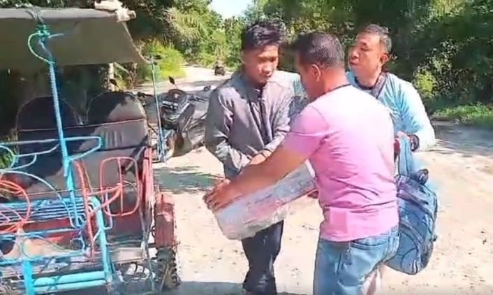 Polsek Sei Tualang Raso Amankan PMI Ilegal 'Gotong' 7 Kg Sabu dari Malaysia