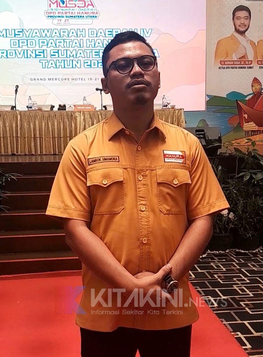 Lambok: El Adrian Shah Bawa Semangat Baru Bagi Hanura Sumut