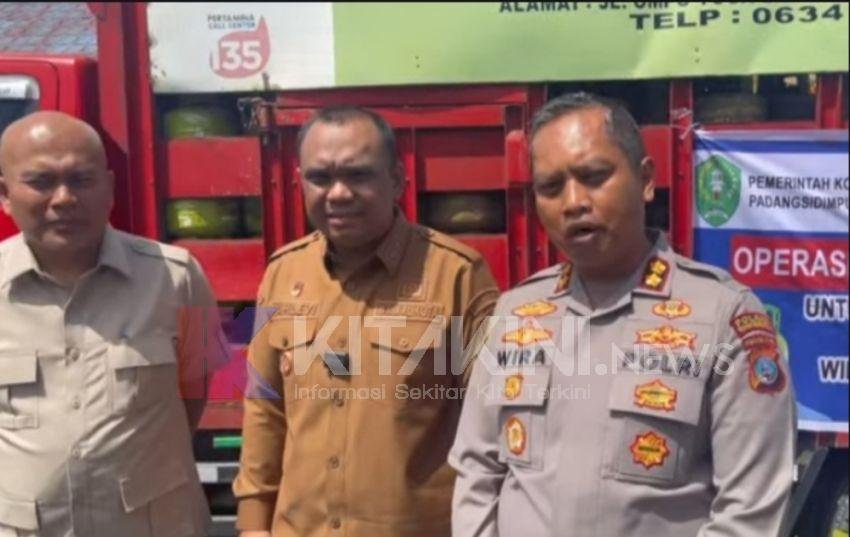 Pemko, Polres dan DPRD Sidimpuan Tinjau Langsung Penyaluran Gas LPG 3 Kg