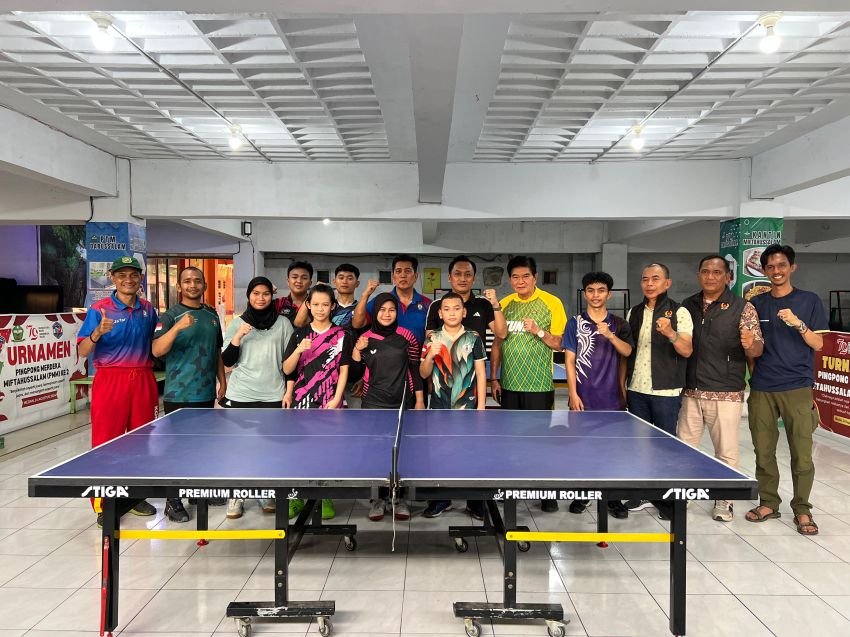 Pantau Latihan Atlet, KONI Medan Optimis Tenis Meja Sumbang Medali di Porprovsu 2026