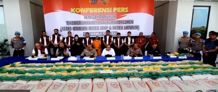 Sita dan Bongkar Sindikat Pengoplos Beras, Polda Riau Tetapkan 1 Tersangka