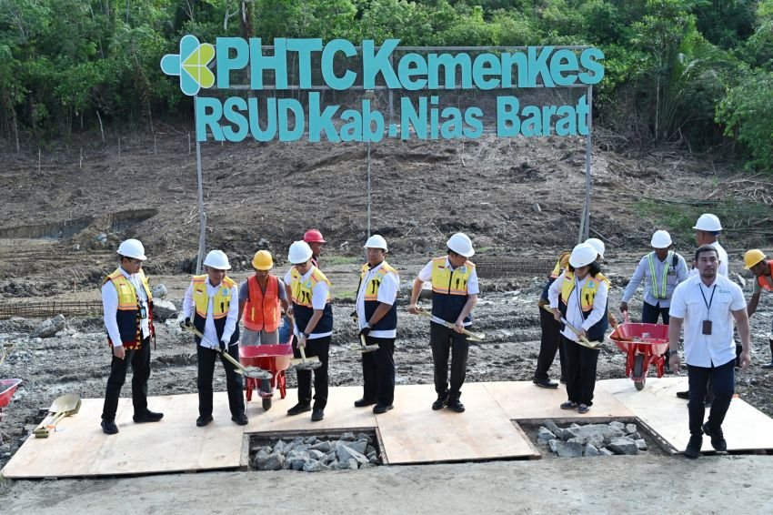 Tingkatkan Layanan Kesehatan Daerah Terpencil, Wagubsu dan Menkes Groundbreaking RSUD Pratama