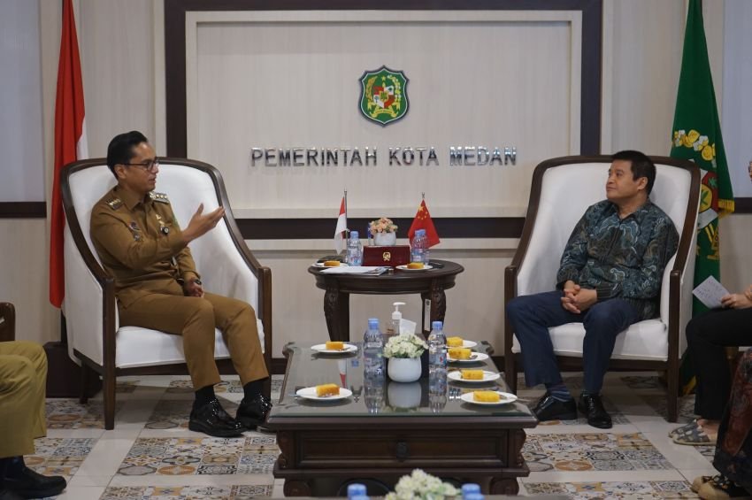 Konjen Tiongkok Izin Pamit ke Wali Kota Medan