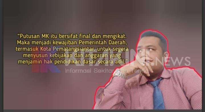 LBH POROS Desak Walikota Siantar Implementasikan Putusan MK Tentang Pendidik Dasar Gratis